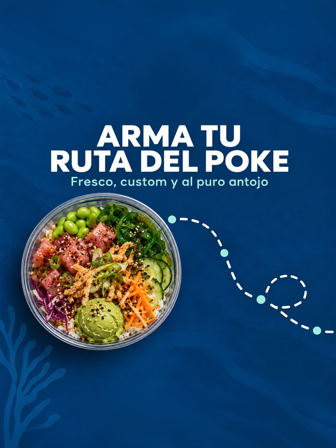 BluFin · Ruta de poke: Diseño de contenido para redes.